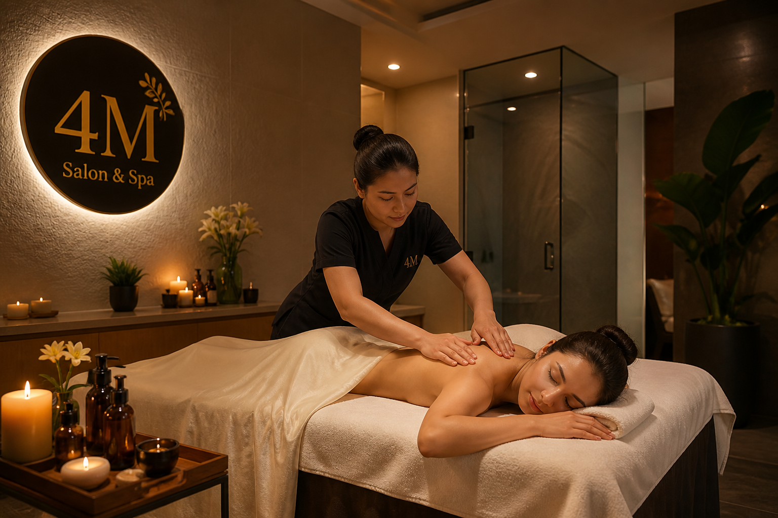 Relaxation Massage at 4M Salon and Spa Chennai