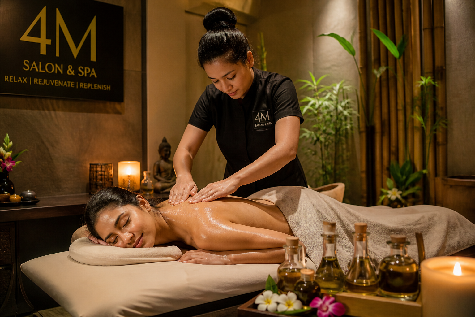 Therapeutic Massage for Joint Relief at 4M Salon and Spa Chennai