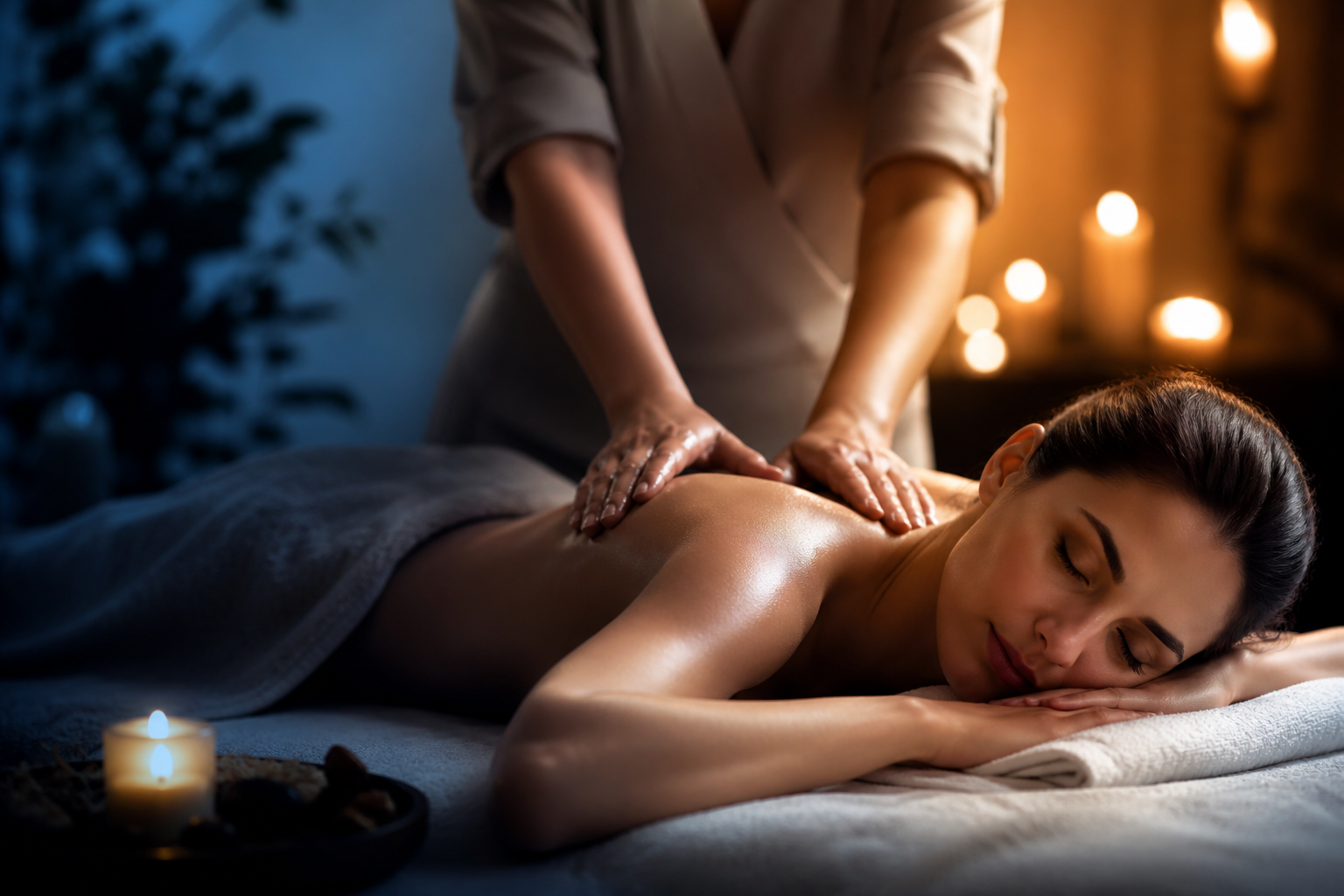 Aromatherapy Relaxation Massage at 4M Salon and Spa Chennai