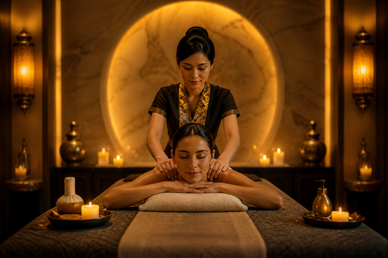 Stress Relief Massage at 4M Salon and Spa Chennai