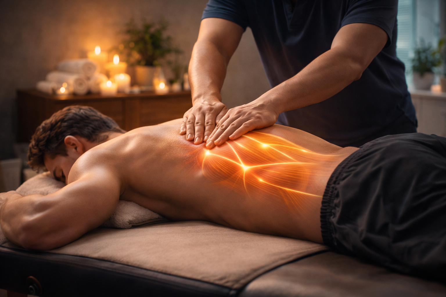 Back Pain Relief Massage Therapy at 4M Salon and Spa