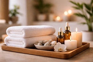 Luxury spa interior design and wellness environment at 4M Spa Chennai